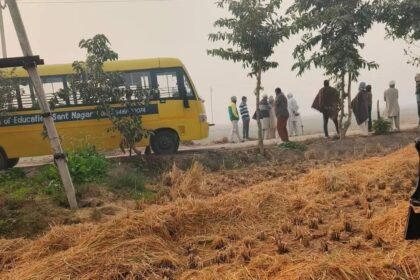 पिता और उसके नाबालिक पुत्र ने छात्रों से भरी बस को रोककर ड्राइवर को मारी गोलियां आरोपी गिरफ्तार