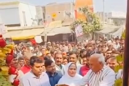 Siddharthnagar: MLA Syeda Khatoon refused to perform Aarti at the inauguration of Yoga Mudra Statue, video went viral