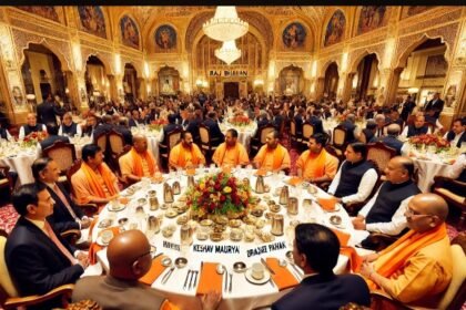 Political stir in Raj Bhavan: Dinner of MLAs and Ministers with CM Yogi